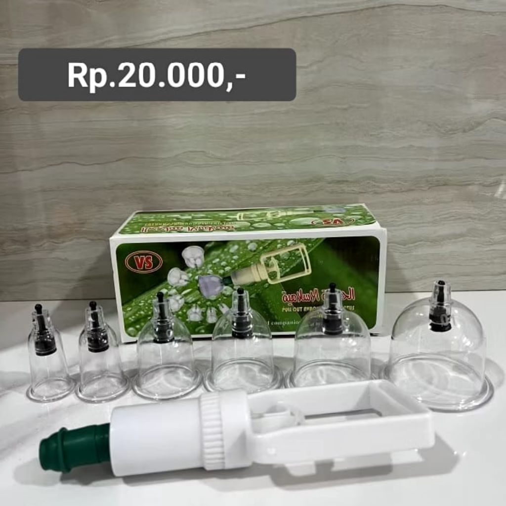 Alat bekam Kop angin 6 pcs