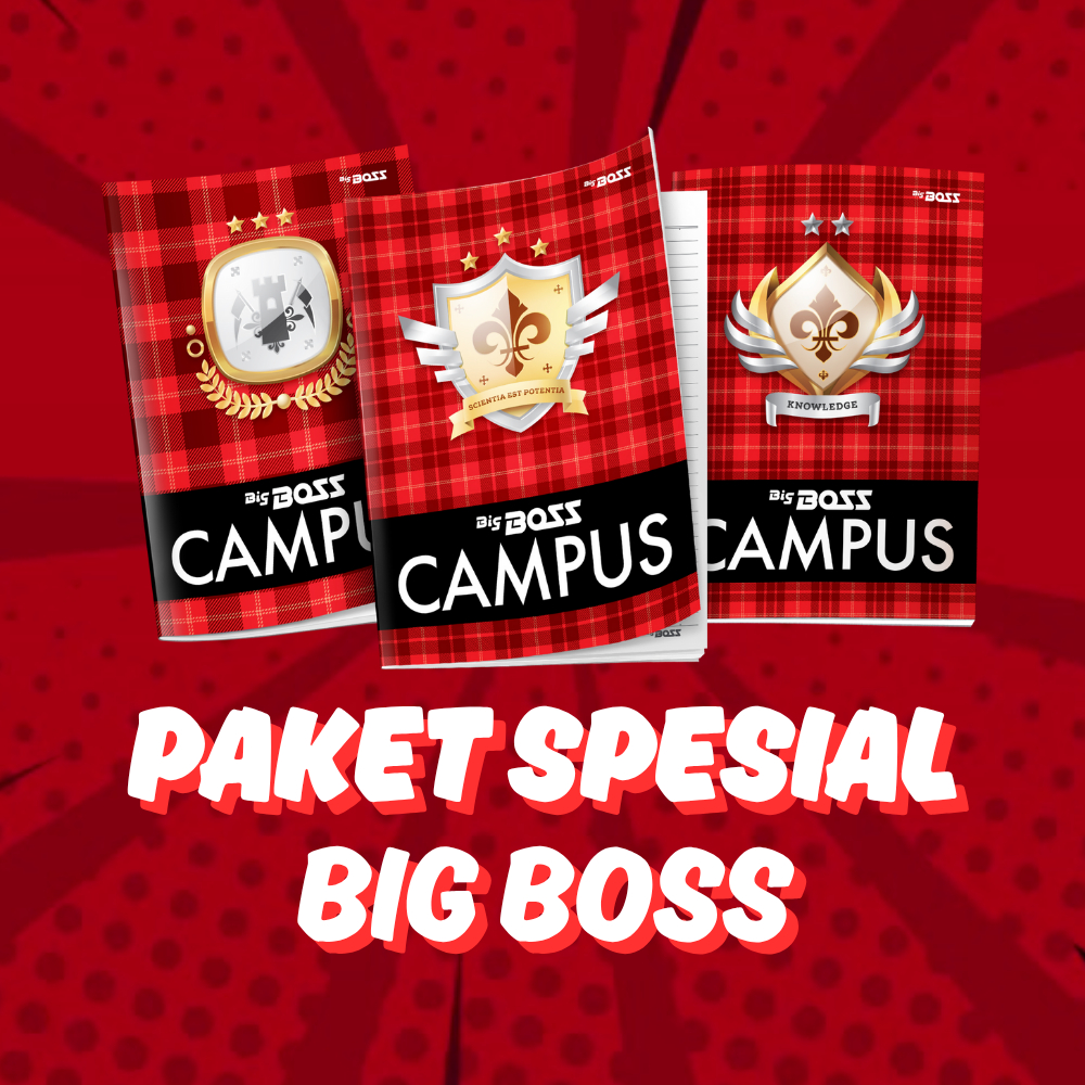

Paket Buku Tulis/Alat Tulis Sekolah/Kantor/Kuliah/Anak/Big Boss/Campuss