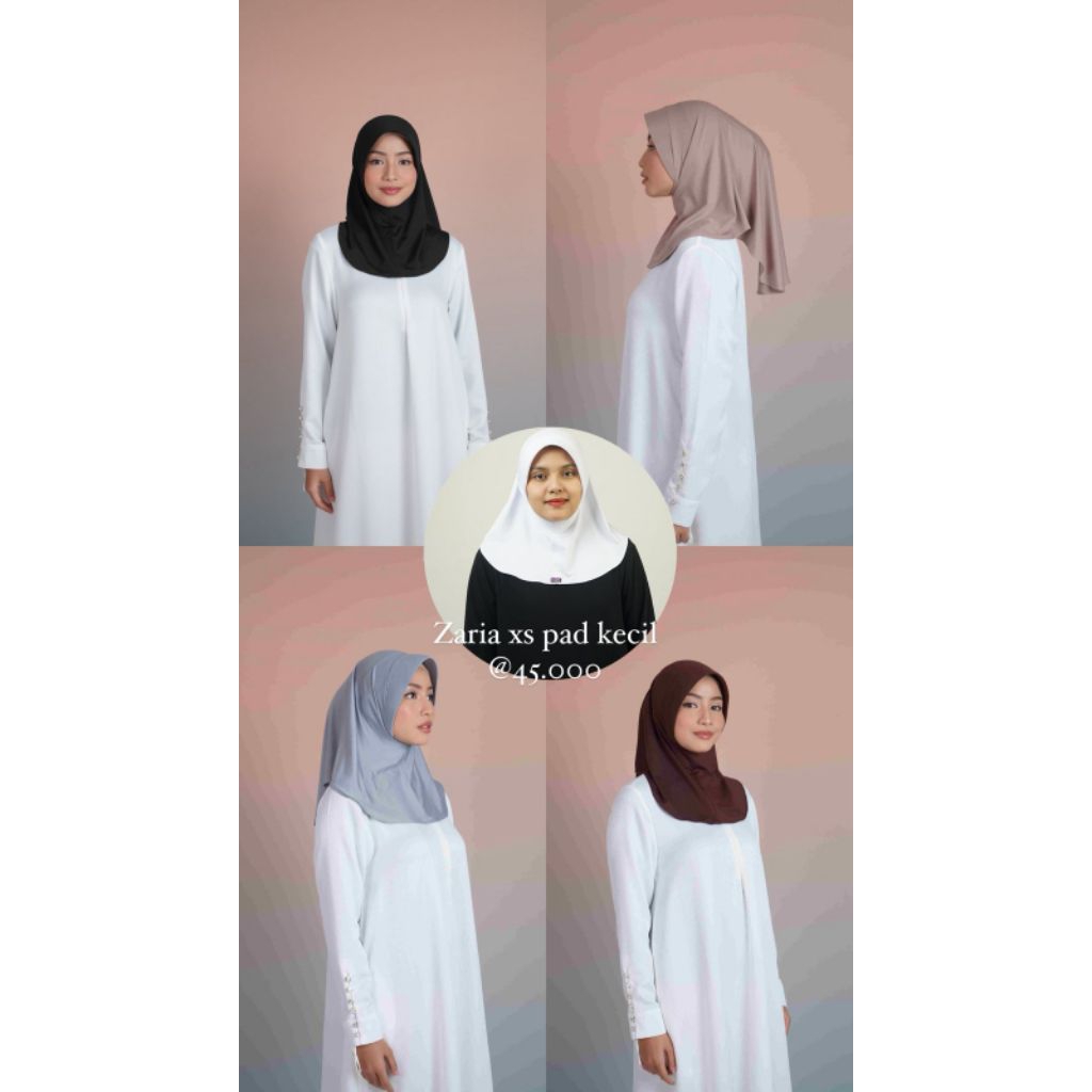 BERGO ELZATTA JILBAB SEKOLAH SERAGAM HITAM PUTIH COKLAT TUA PRAMUKA ABU KHAKY KRUDUNG SPORT OLAHRAGA