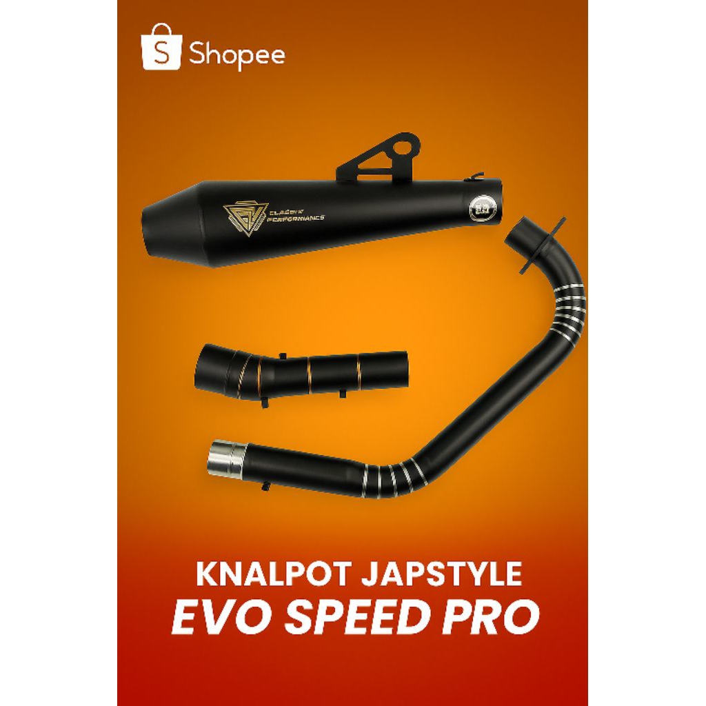 Knalpot Japstyle Byson Bobber Fullsystem Original Evo Speed Pro