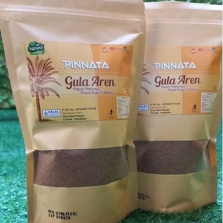 

GULA AREN PINNATA - GULA AREN MURNI 100% - GULA SEMUT AREN - GULA AREN ORGANIK - 500 gram