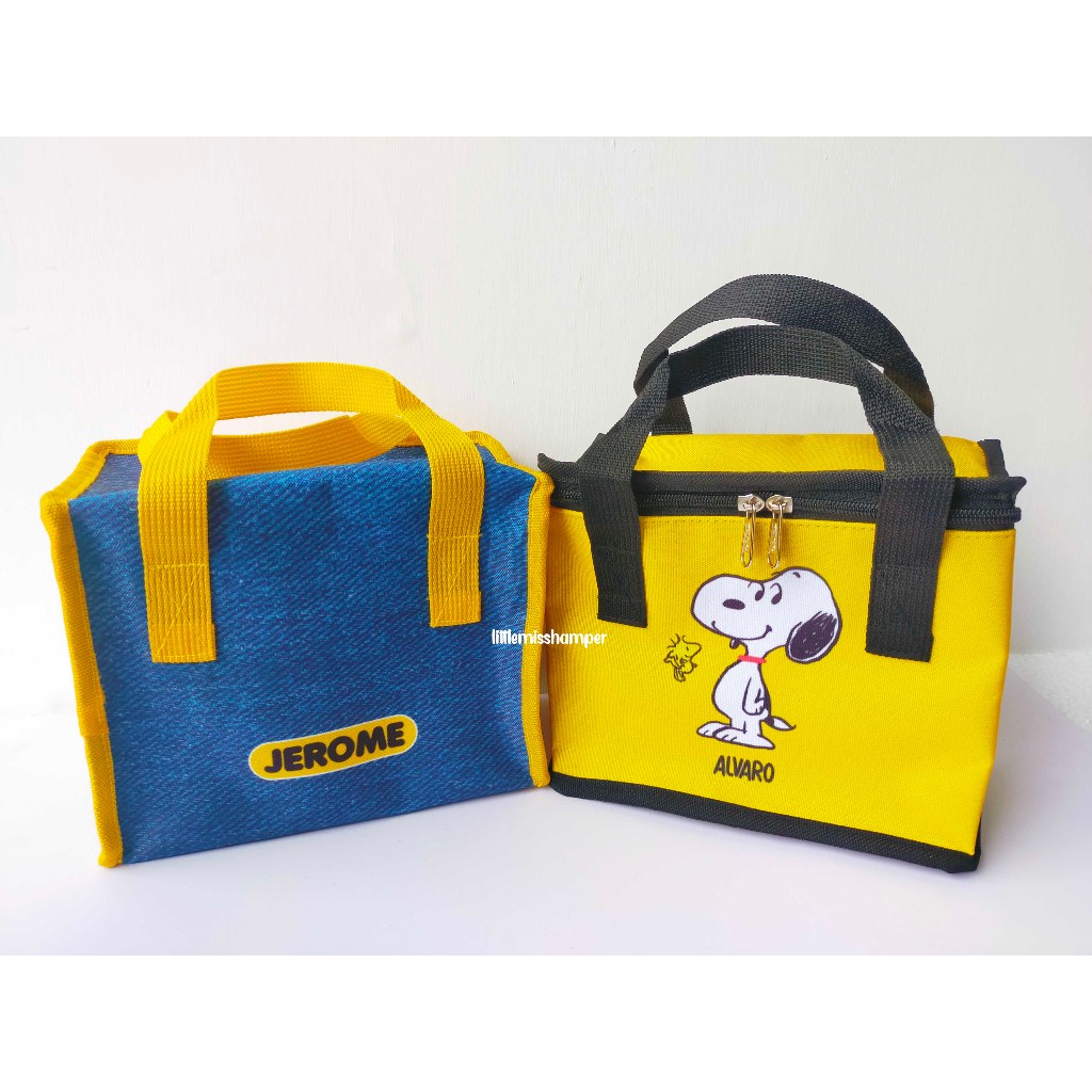 Custom Lunch bag inner mika anak paud tk tempat bekal makanan kotak makan siang anak