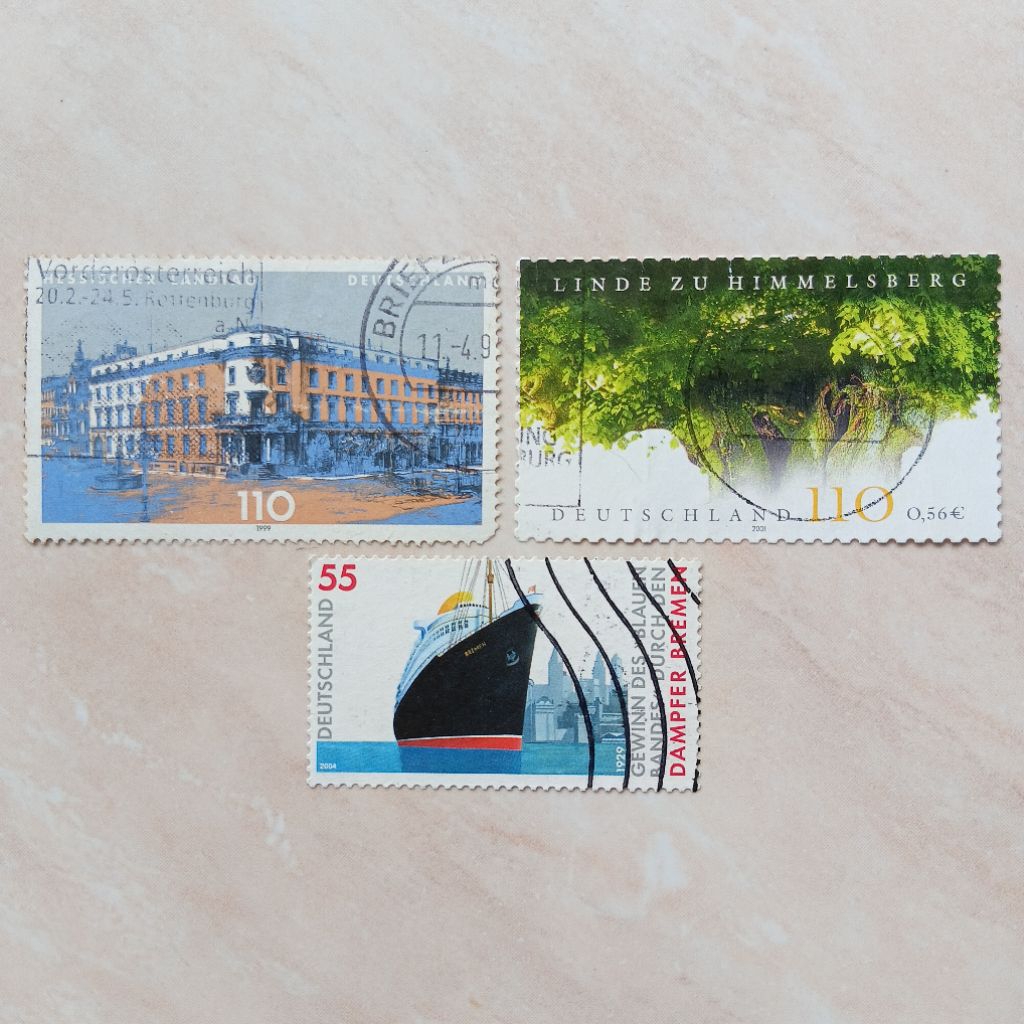 

Perangko Prangko Jerman Seri Campur 3 Pcs 1999-2004 - YN2562