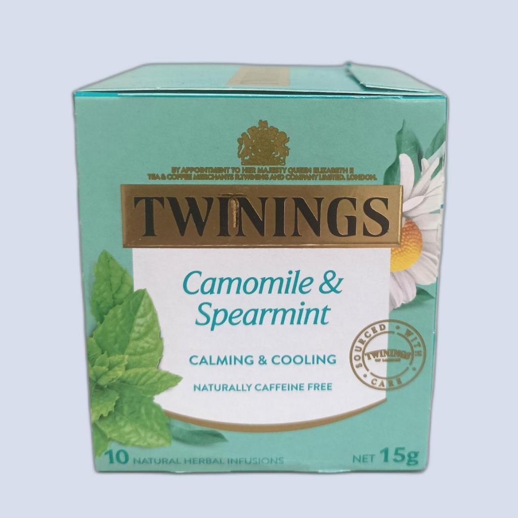 

Teh Twinings Camomile & Spearmint Calming & Cooling 10 infusions 15 g