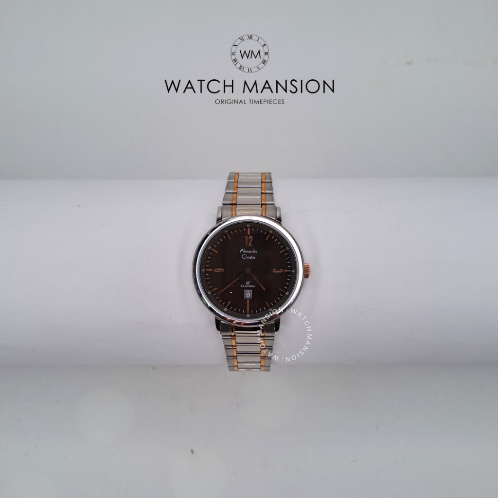 JAM TANGAN WANITA ALEXANDRE CHRISTIE AC 8499 AC8499 ANALOG STAINLESS STEEL ORIGINAL GARANSI FREE BAT
