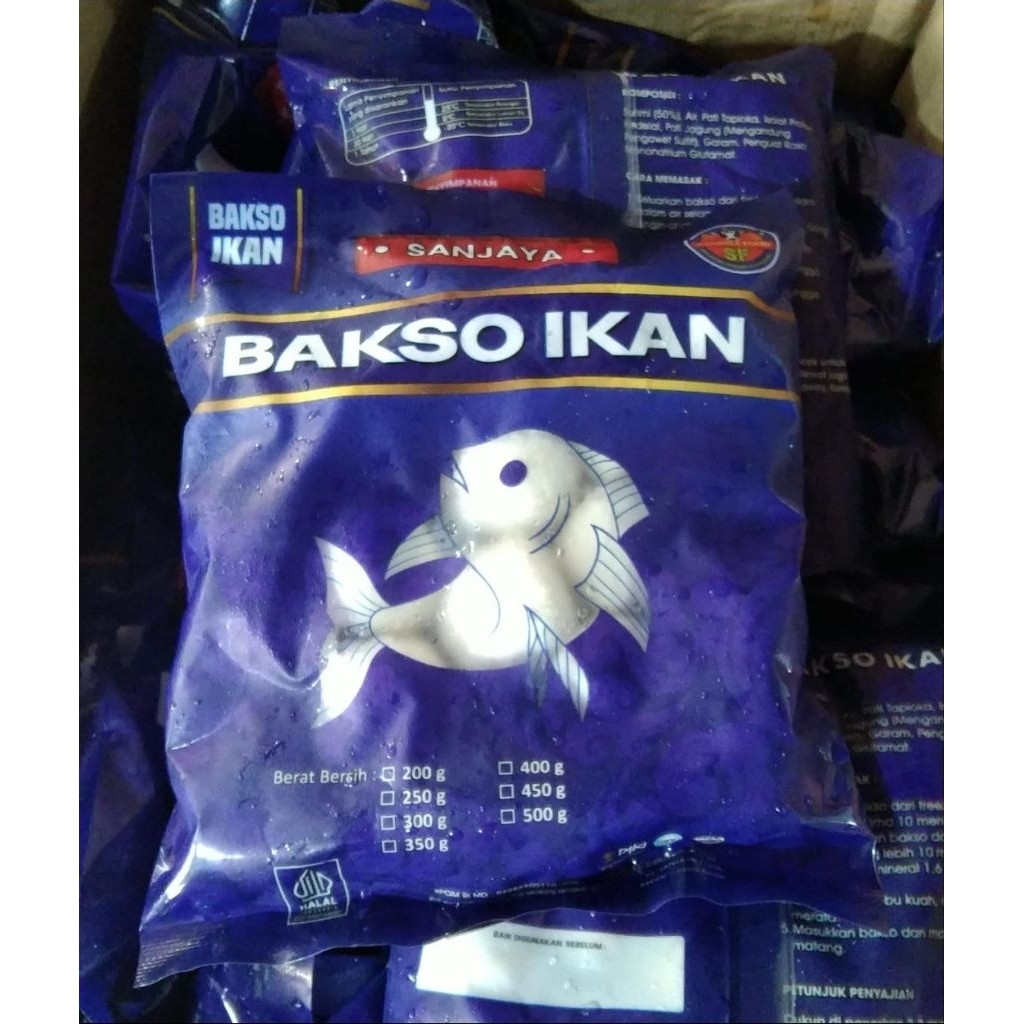 

BAKSO IKAN SANJAYA 200GRAM|BAKSO IKAN|BASO IKAN SANJAYA 200GR|NURI FRUITS