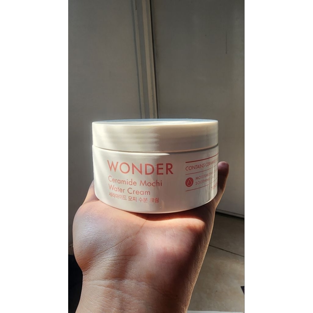 Preloved TonyMoly Wonder Ceramide Mochi Water Cream Moisturizer