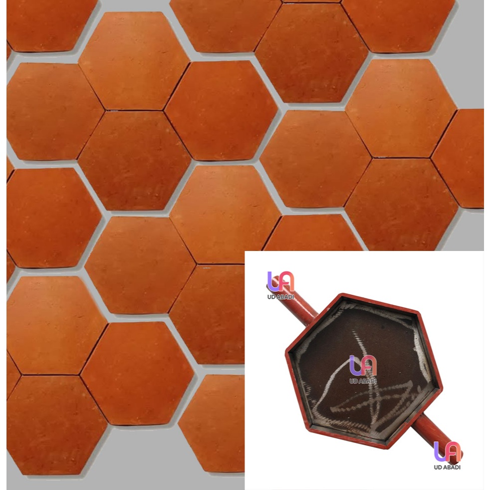 CETAKAN BATA TEMPEL HEXAGONAL // BATA TEMPEL SEGI ENAM // BATA TEMPEL SEGI 6