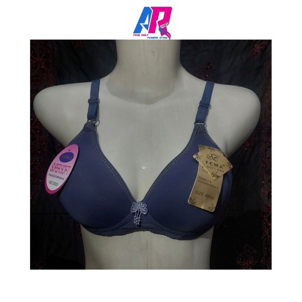 Bra Fema Busa Tipis Kait 2 BH polos Fema Kait 2 Bra Remaja