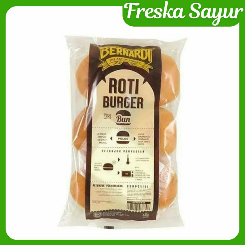 

Bernardi Roti Burger isi 6 Pcs