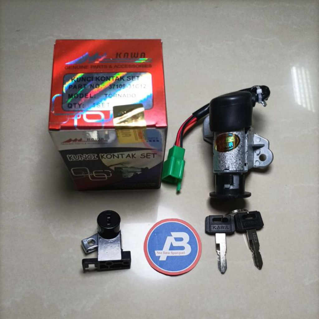 KAWA Kunci Kontak Set Jok Sadel Suzuki Tornado