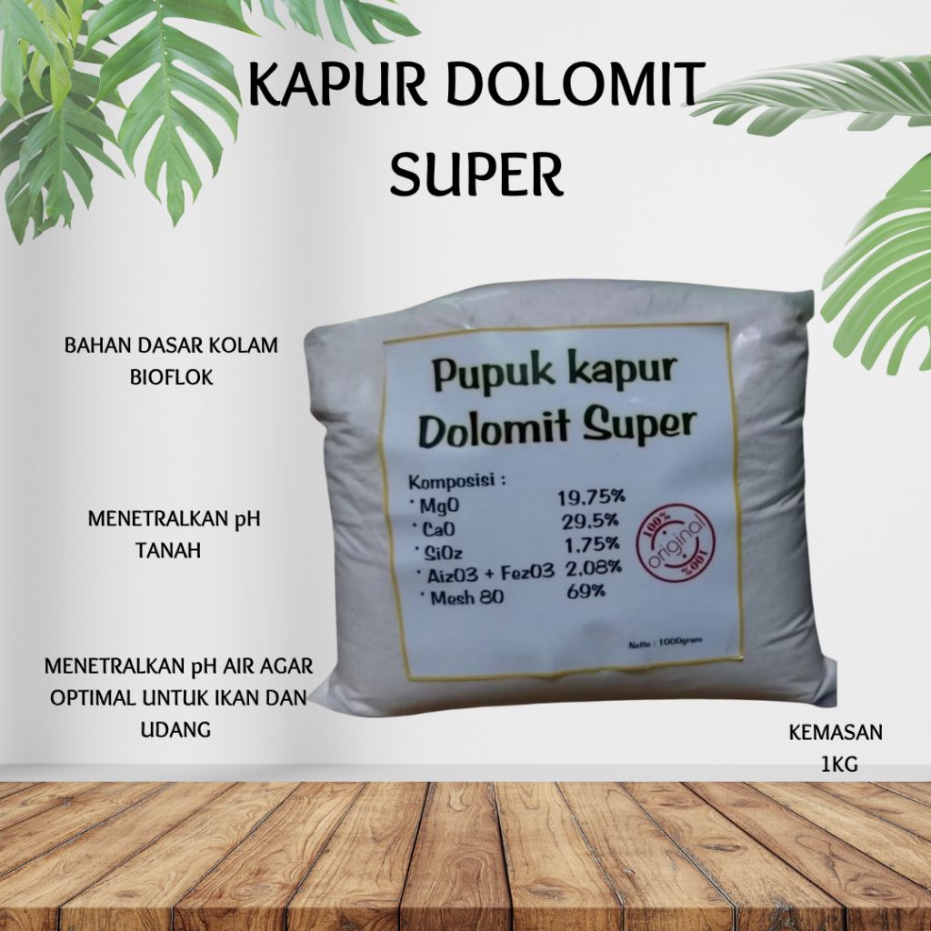 Kapur  dolomit repack 1 kg