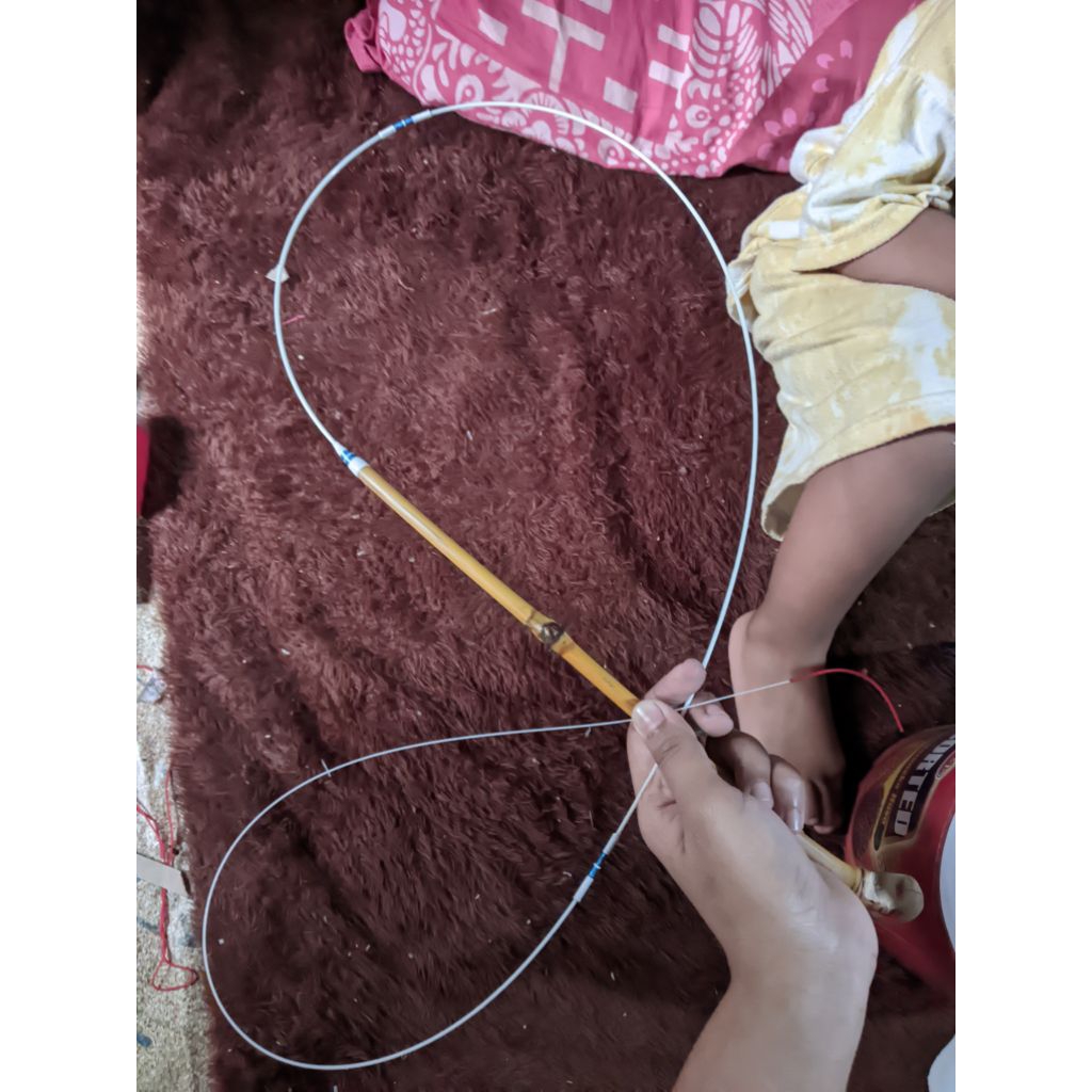 joran muran 150cm  superlentur bahan fiber optik desain gagang unik