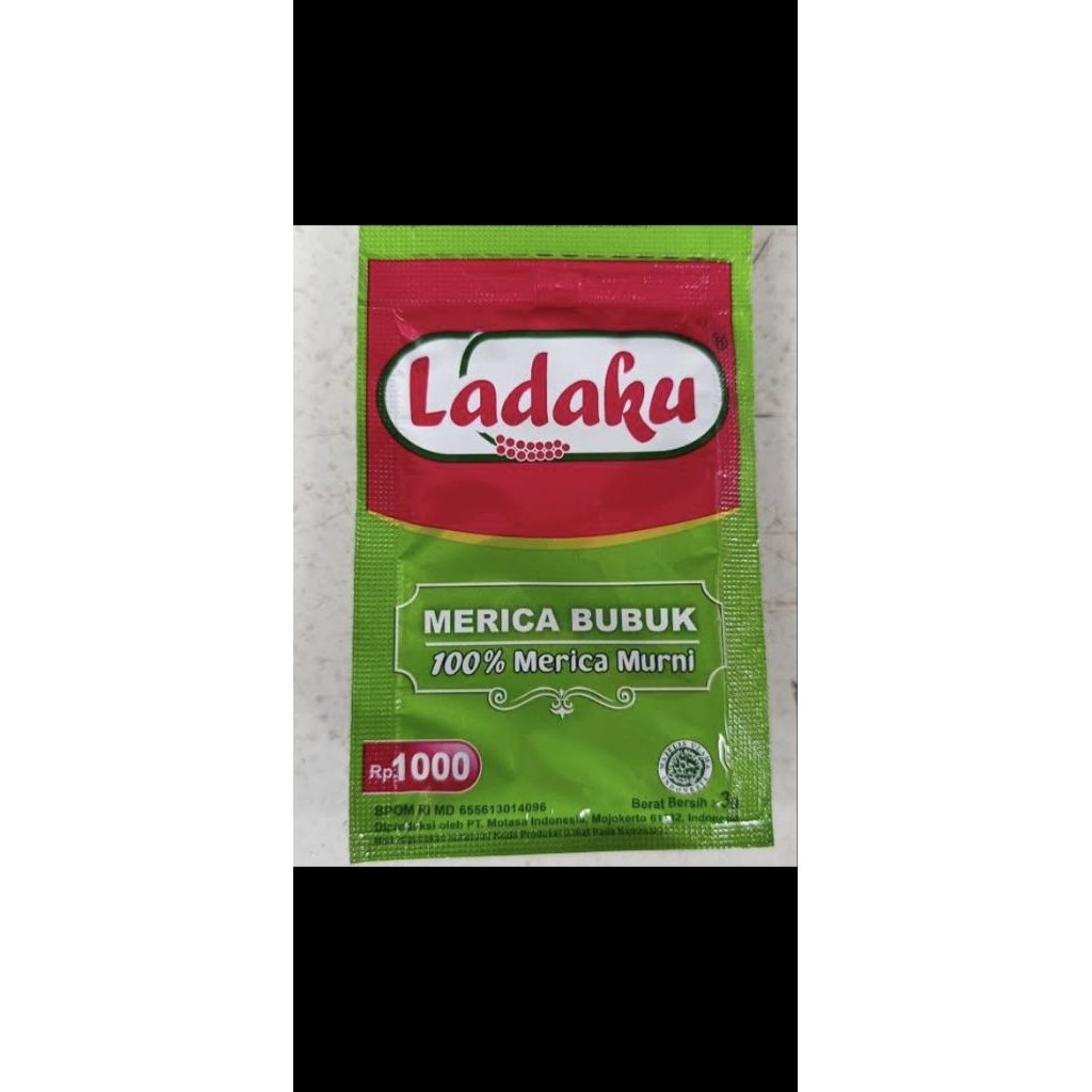

Merica Bubuk Ladaku 1 pak isi 6 renceng, 1 renceng isi 12 pcs