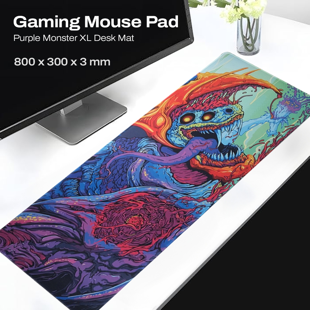 MousePad Gaming XL 300 x 800mm Motif CS GO Dragon Lore Hyper Beast