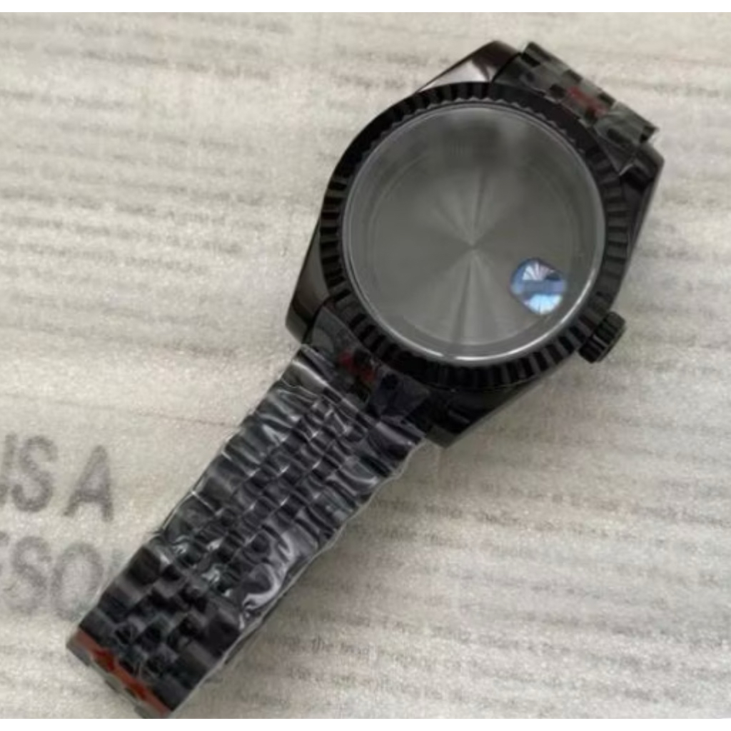 Seiko Mod Datejust Black 39mm