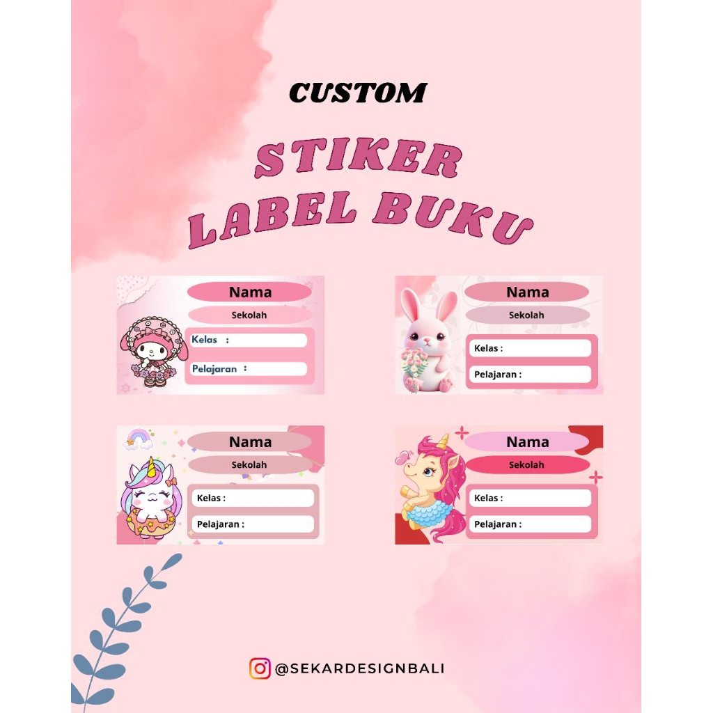 

STIKER LABEL BUKU