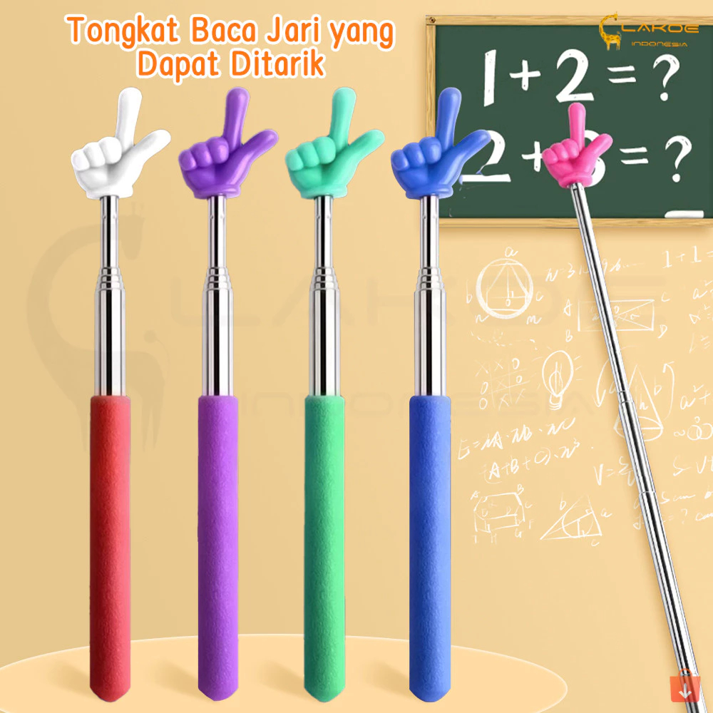 

Penunjuk Papan Tulis bentuk Tongkat untuk Guru Praktis Mengajar