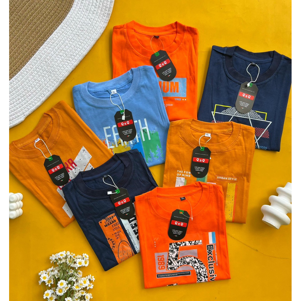 Paket Usaha Kaos Anak Distro 4pcs