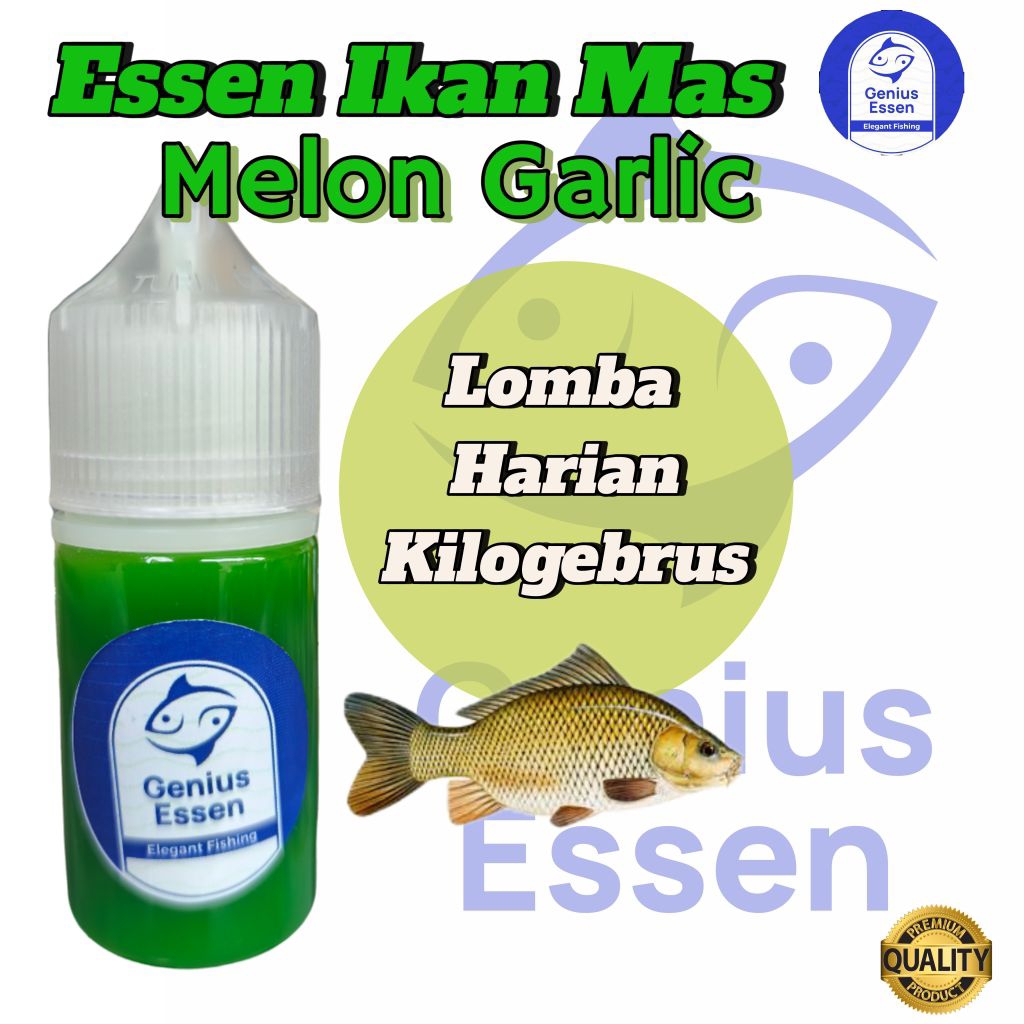 Essen Ikan Mas Aroma Melon Garlic Essen Ikan Mas Harian Essen Ikan Mas Lomba Essen Ikan Mas Totalan 