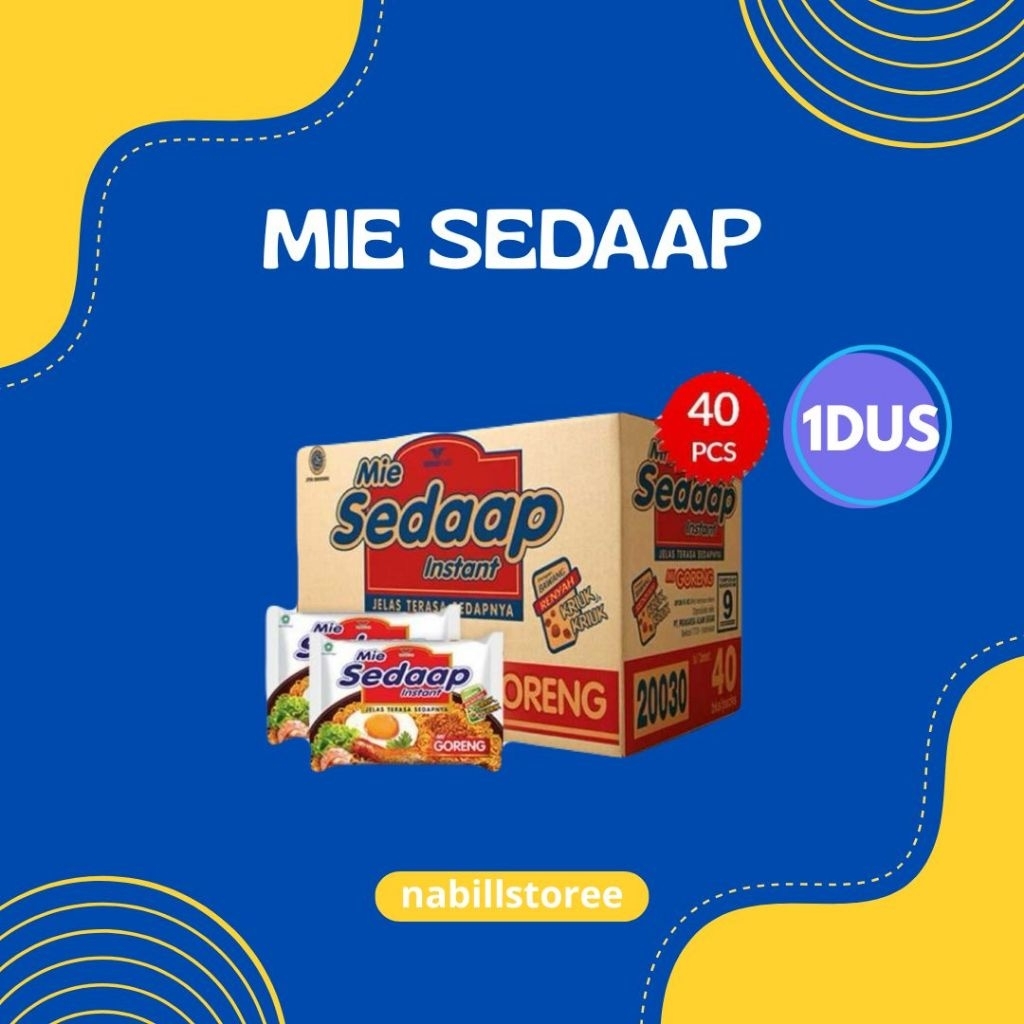 

mie sedap goreng 1dus (40pcs)