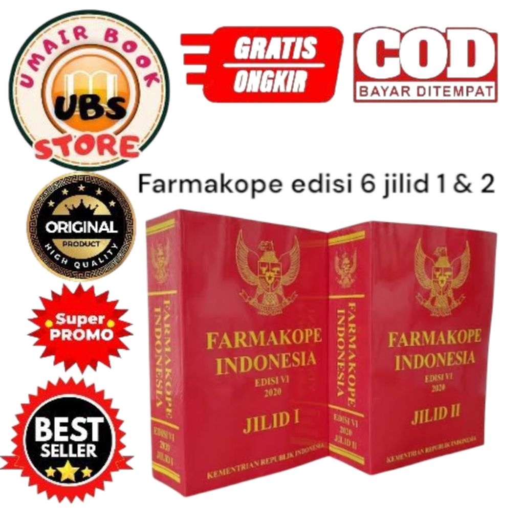 Buku Farmakope Edisi 6 Terlaris Berkualitas harga Terjangkau