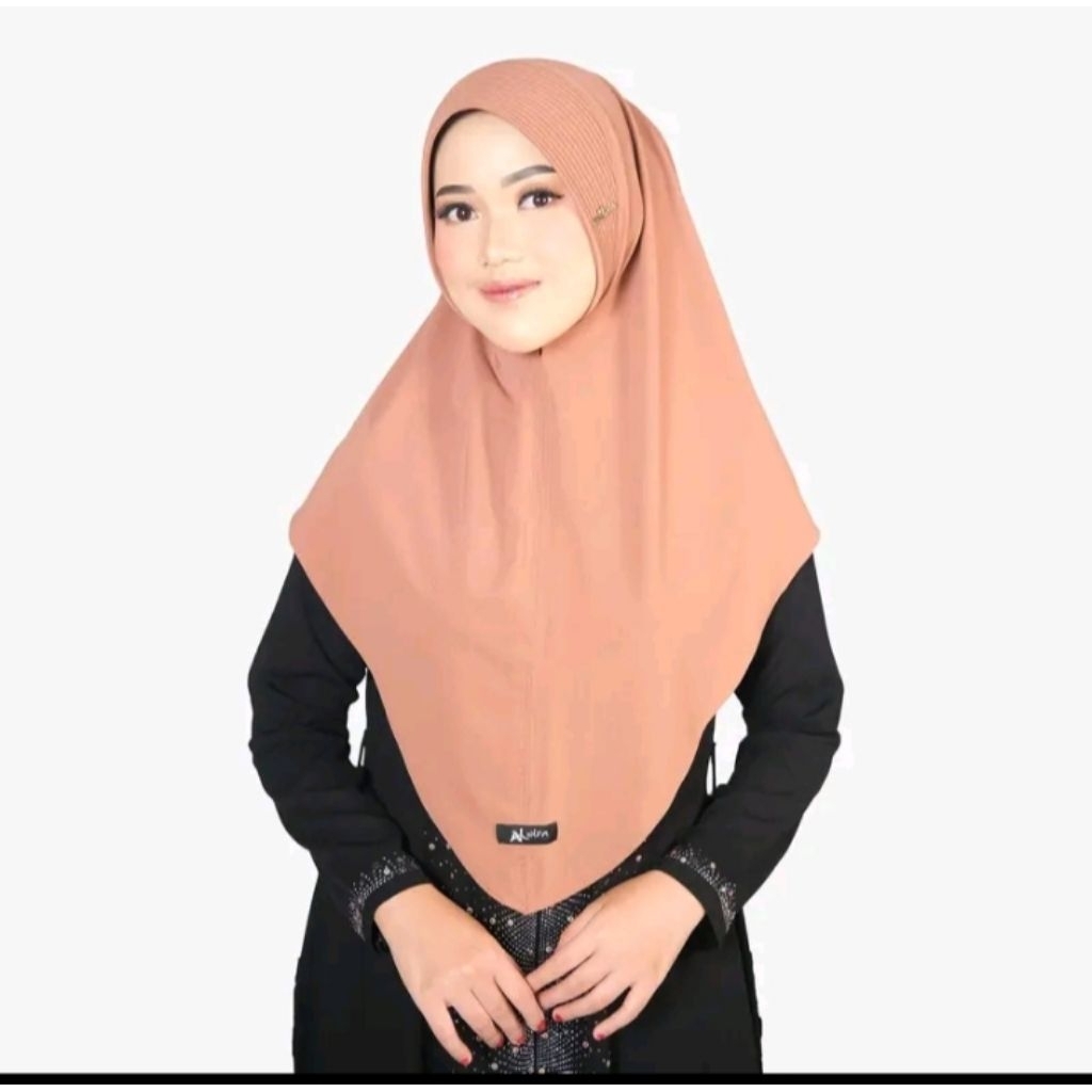 hijab bergo alwira bulan sabit ukuran m