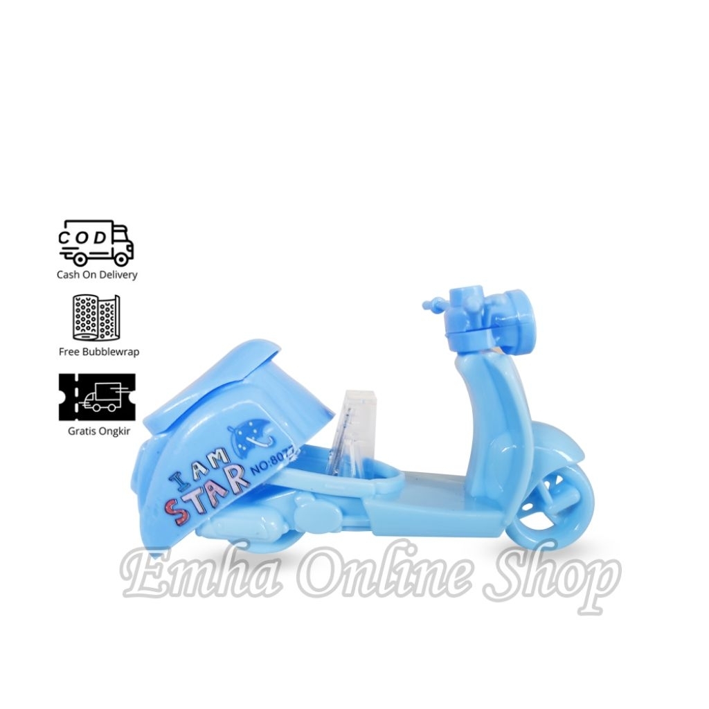 

Serutan Lucu Rautan Pensil Kerukan Scooter Unik Anak Sekolah