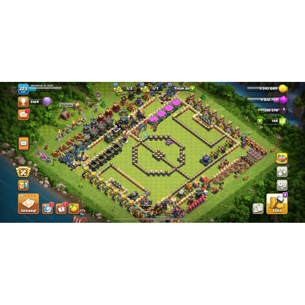 akun coc th 17