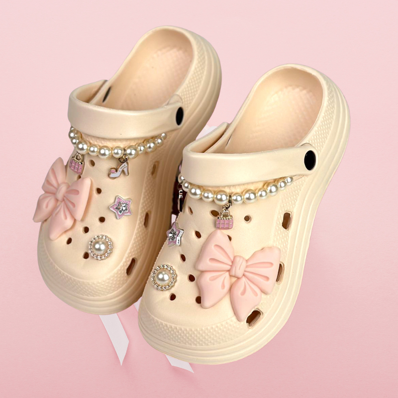 Sandal lucu, sandal wanita, sepatu hak tinggi sol tebal, sandal wanita cantik, sandal sol tebal