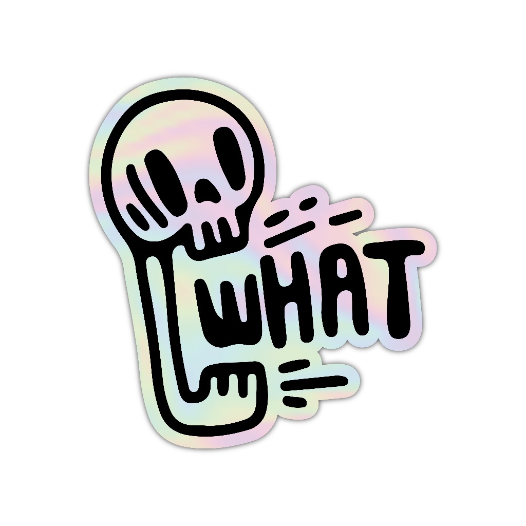 

Z402 sticker what aesthetic, stiker hologram satuan