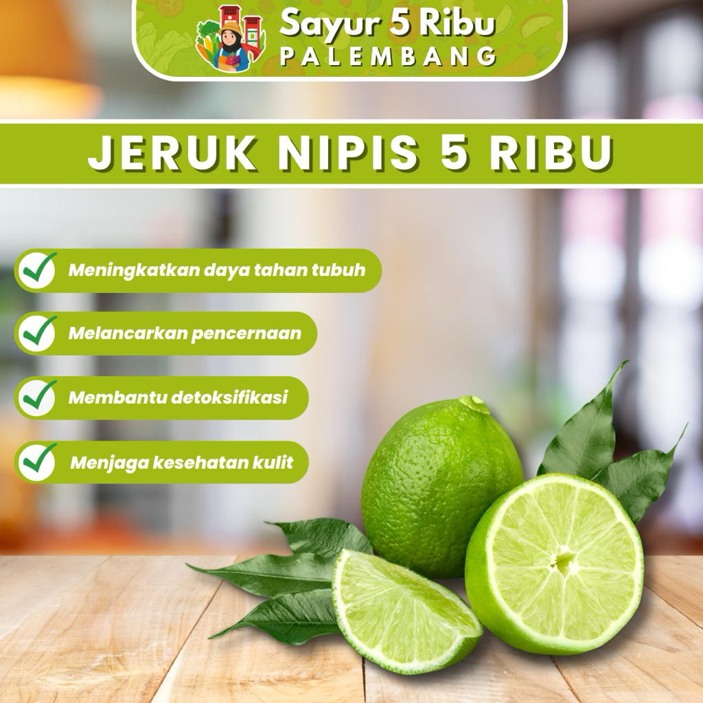 

Jeruk Nipis - Sayur Segar Murah Serba 5 Ribu Palembang Sumsel