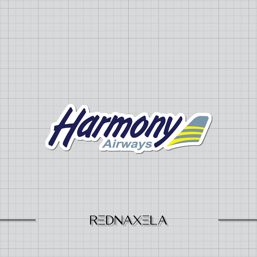 

Stiker Vinyl Harmony Airways Stiker Laptop Stiker Koper High Quality Waterproof Sticker
