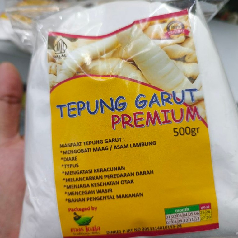 

Tepung Garut 250gr Premium / Pati Garut / Arrowroot / Tepung Pati Irut / Jengkirut Original Asli