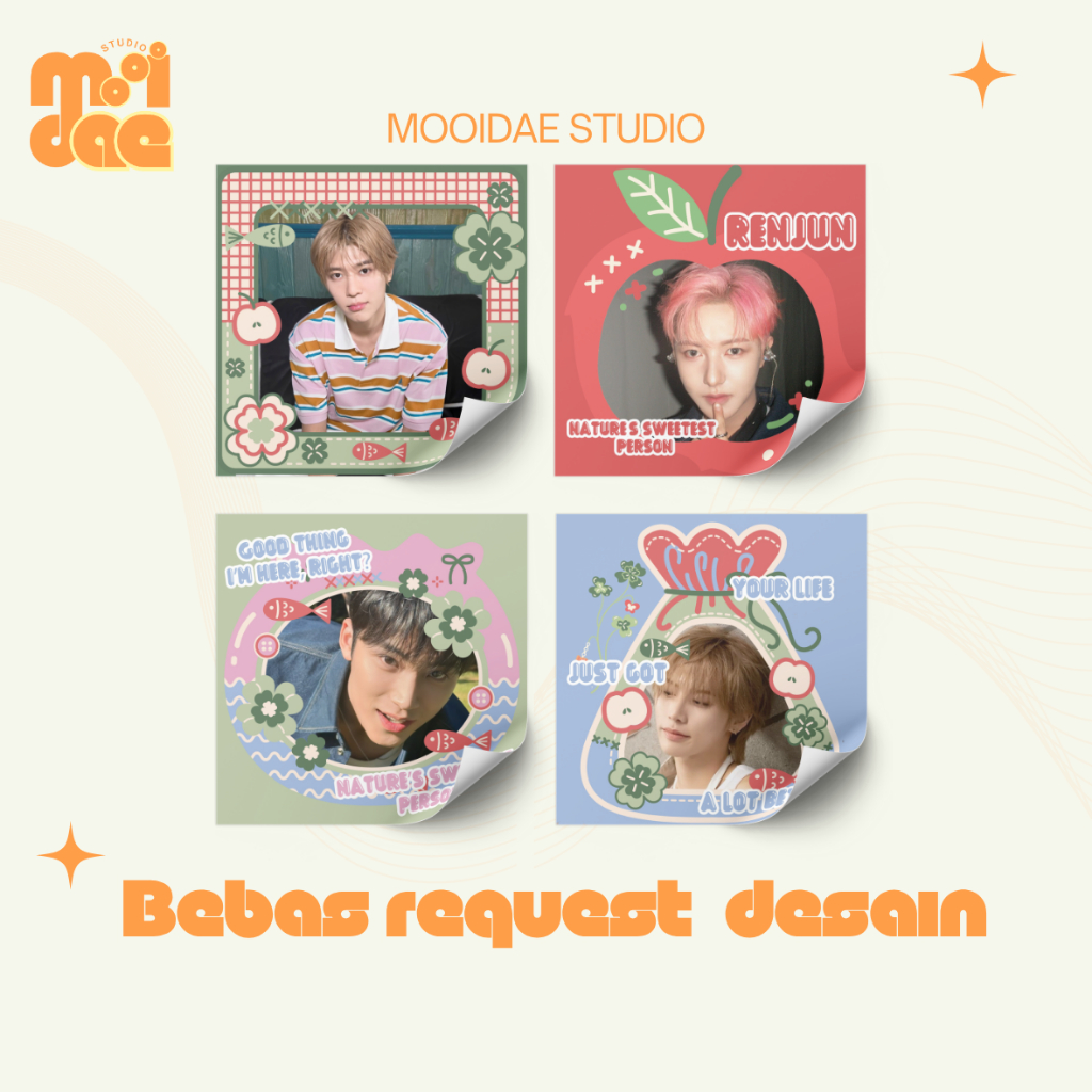 

Stiker Mail Kpop Deco Custom Freebies Murah ukuran 4x4