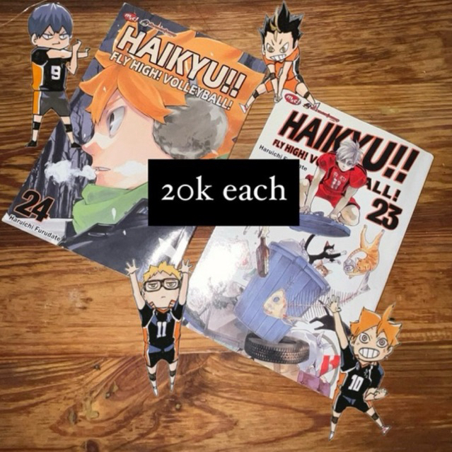 KOMIK HAIKYUU CABUTAN BAHASA INDONESIA VOL 23 24