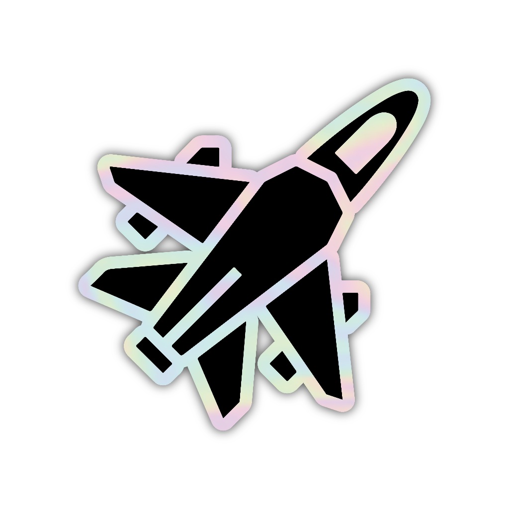 

Z428 sticker pesawat aesthetic, stiker hologram satuan