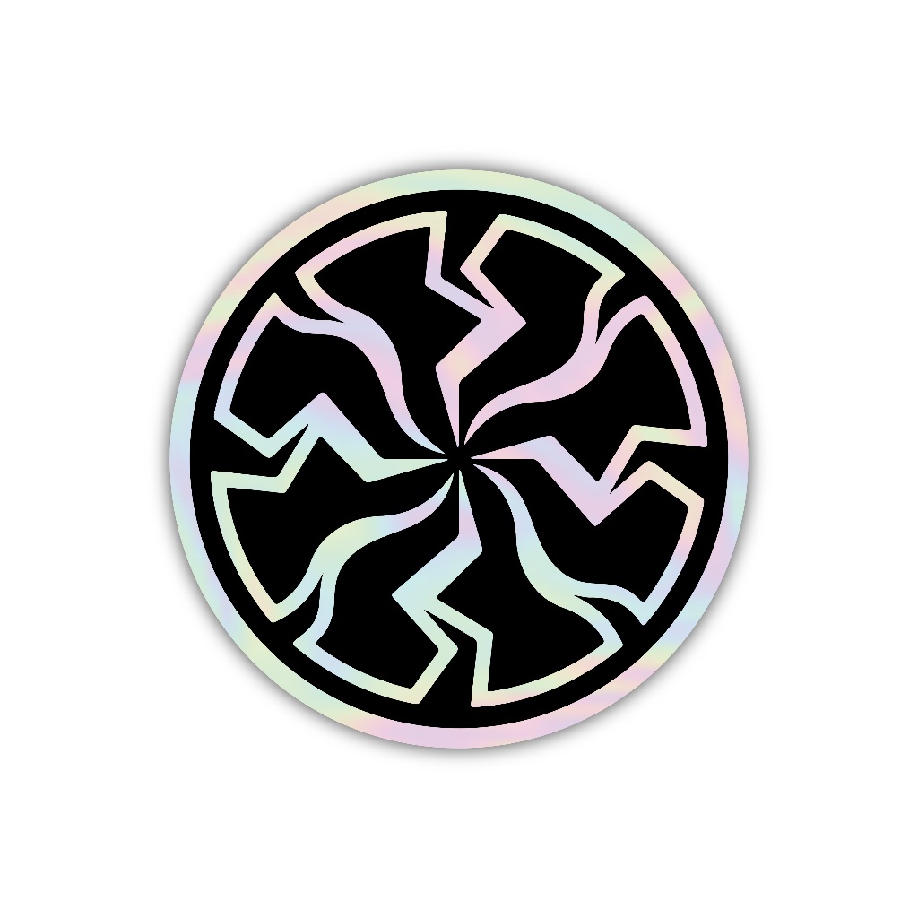 

Z430 sticker mandala aesthetic, stiker hologram satuan