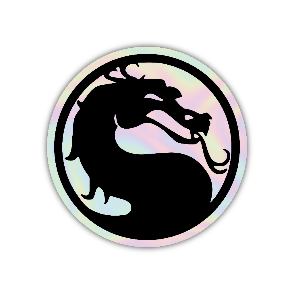 

Z437 sticker naga mortalcombat aesthetic, stiker hologram satuan