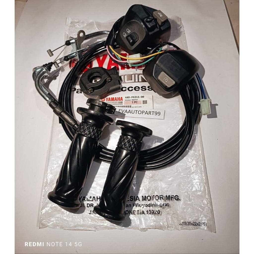 PAKET KABEL GAS + SAKLAR KANAN KIRI XEON KARBU XEON LAMA