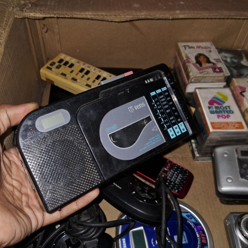 tens radio tape jadul