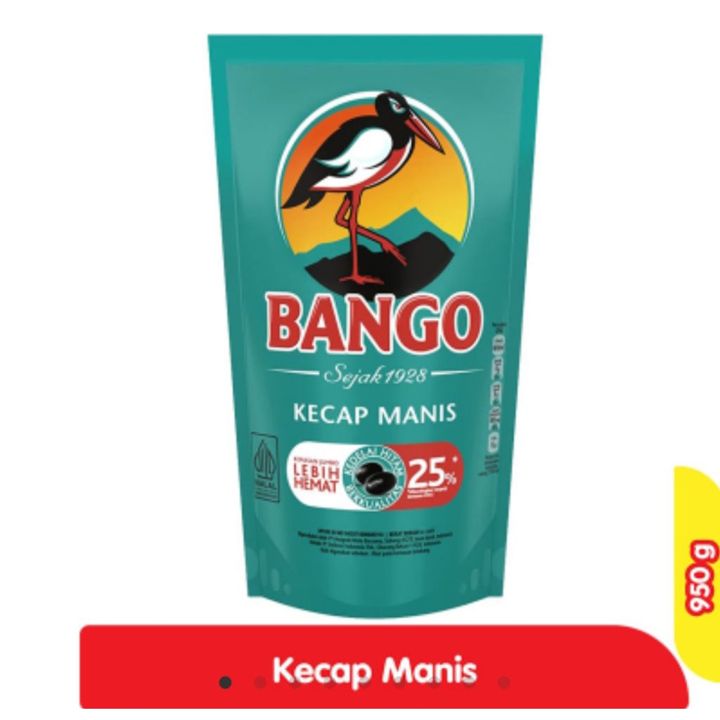 

BANGO KECAP MANIS Refill 950 gr /KECAP BANGO 950 gr