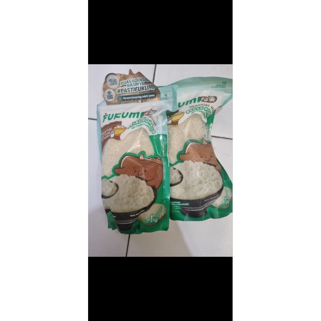 

Fukumi Beras Porang 1kg ( Reject kemasan ada sobek/bolong )