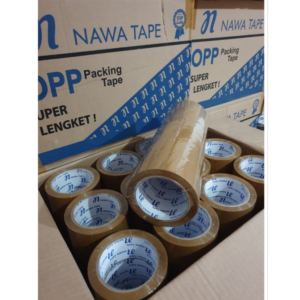 

Lakban Bening/Coklat Nawa Tape 2inch