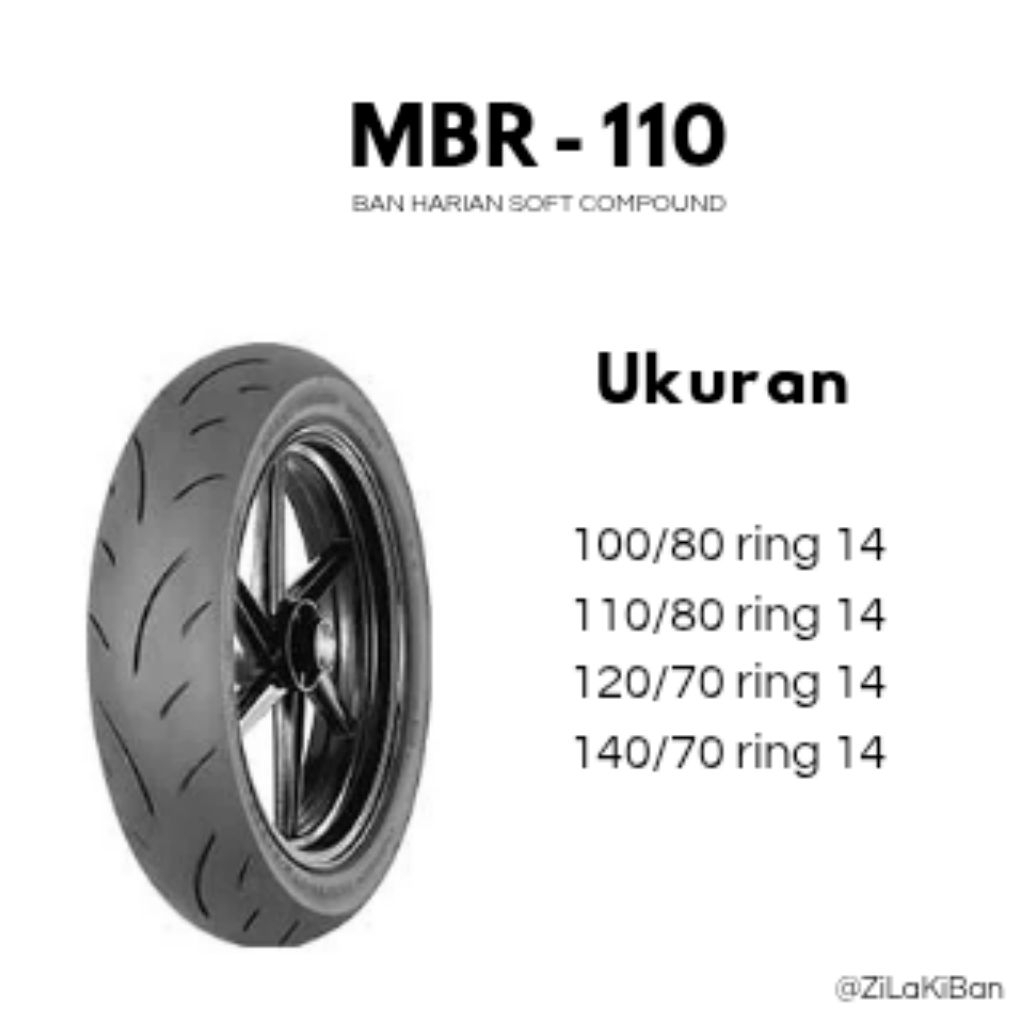 Ban Motor IRC MBR 110 RING 14