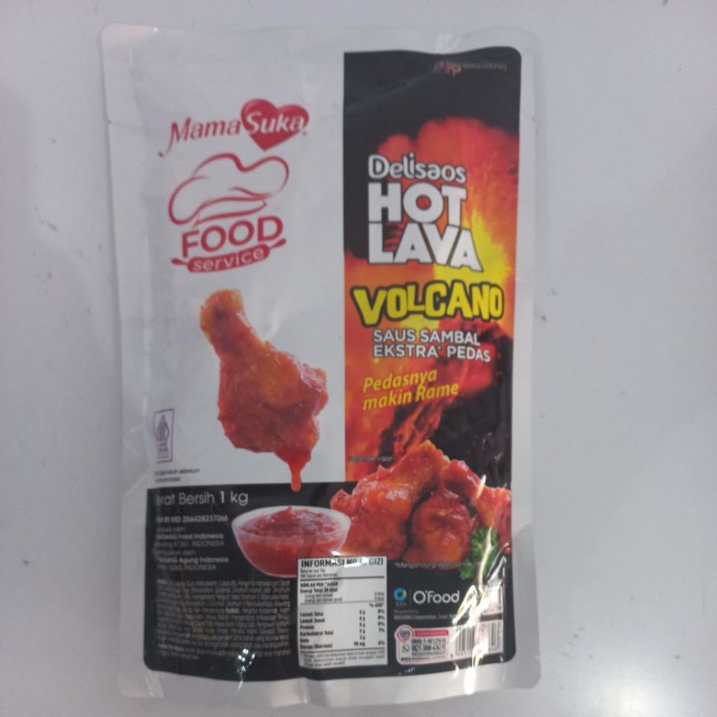 

HOT LAVA VOLCANO SAUS SAMBAL EKSTRA* PEDAS 1KG