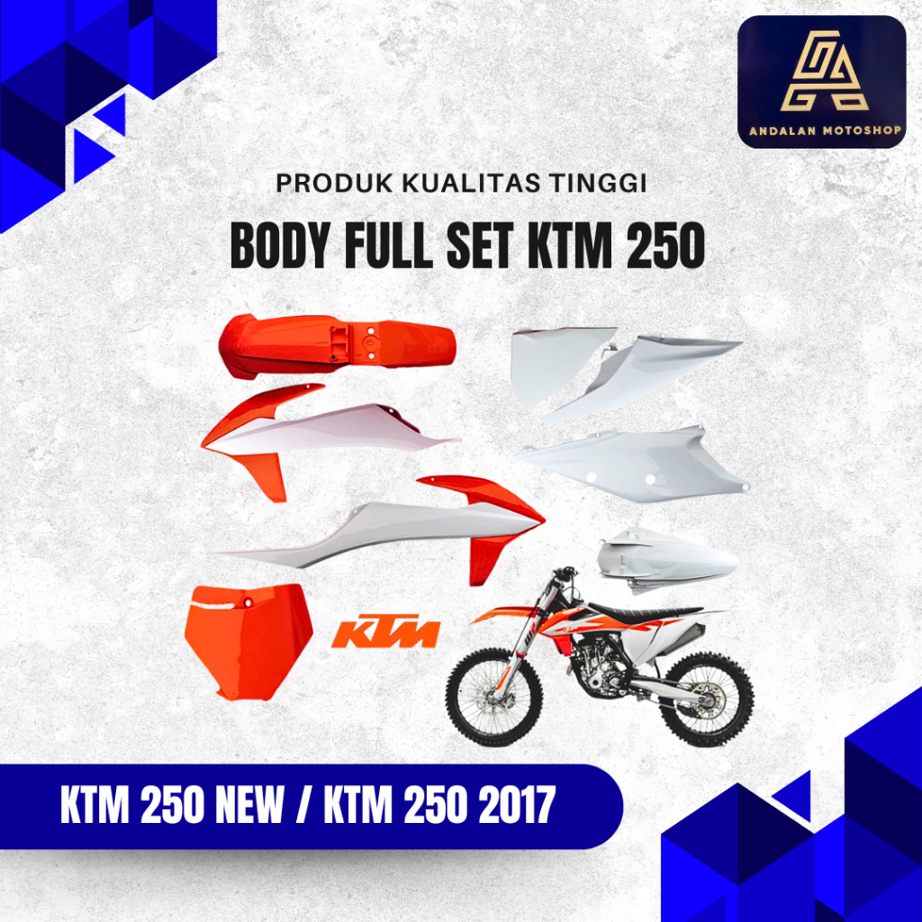 Body Full Set KTM 250 2017 / Body Full Set KTM 250 New / Body Full Set Ktm 250