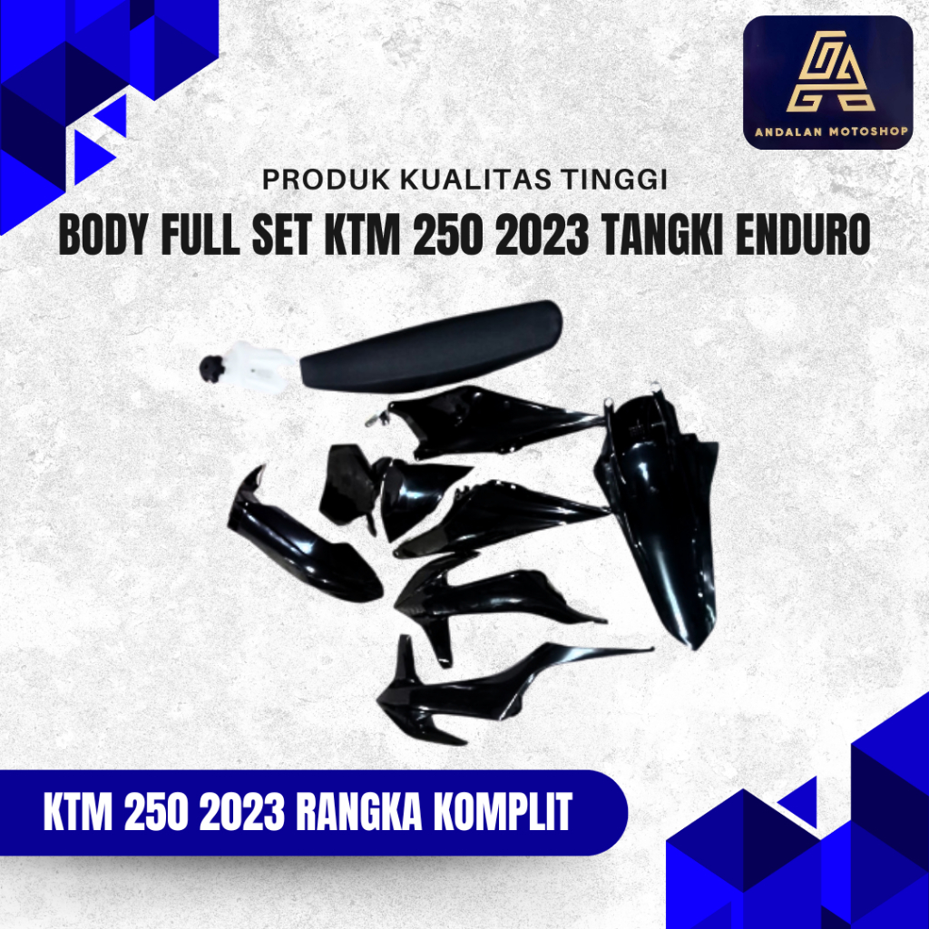 Body Full Set KTM 250 2023 Tangki Enduro Rangka Komplit