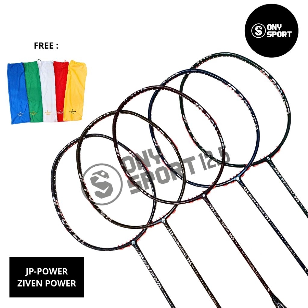 RAKET BADMINTON JP-POWER ZIVEN POWER 100% ORI