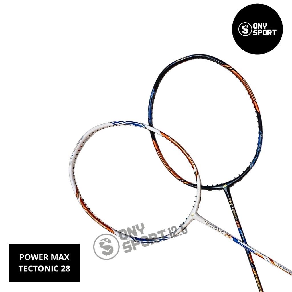 RAKET BADMINTON POWER MAX TECTONIC 28 100%ORI